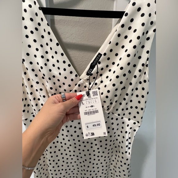 Zara Polka Dot Dress - Picture 3 of 3
